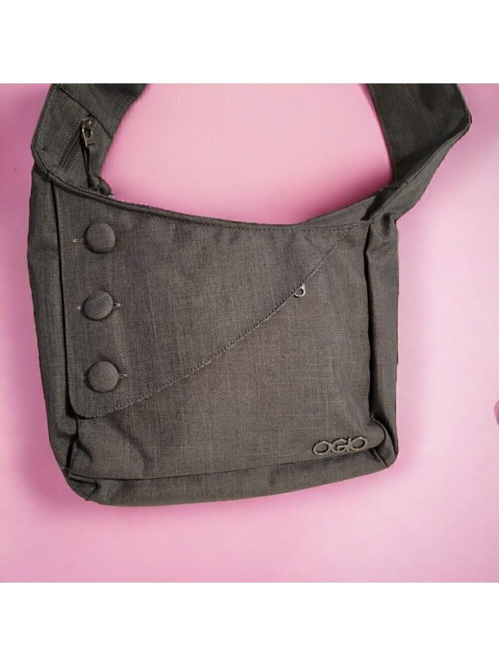 OGIO Brooklyn Crossbody Tablet Purse Dark Gray Shoulder Bag
